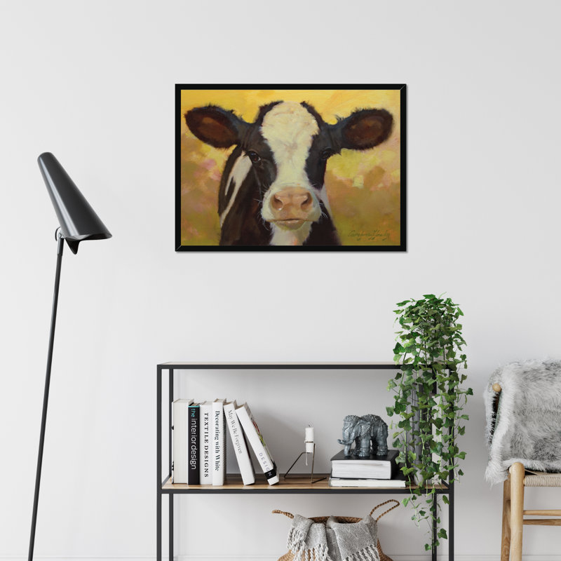 Badin Farm Pals III by Carolyne Hawley - Painting, Black Framed Paper Print, 34cm H x 50cm W