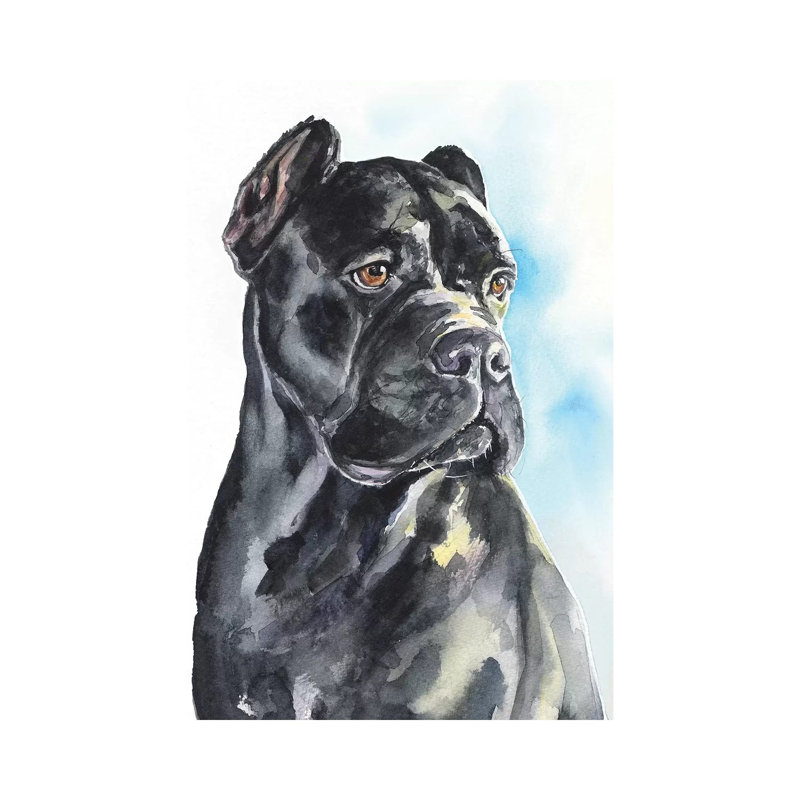 Cane Corso by George Dyachenko - Wrapped Canvas Painting, 101.6 cm H x 66.04 cm W x 1.91 cm D