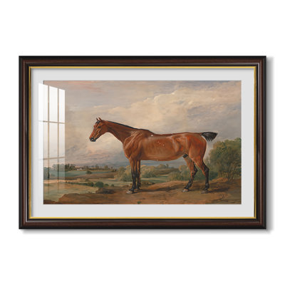 A Hunter in a Landscape, c. 1810-James Ward-Custom Framed Canvas
