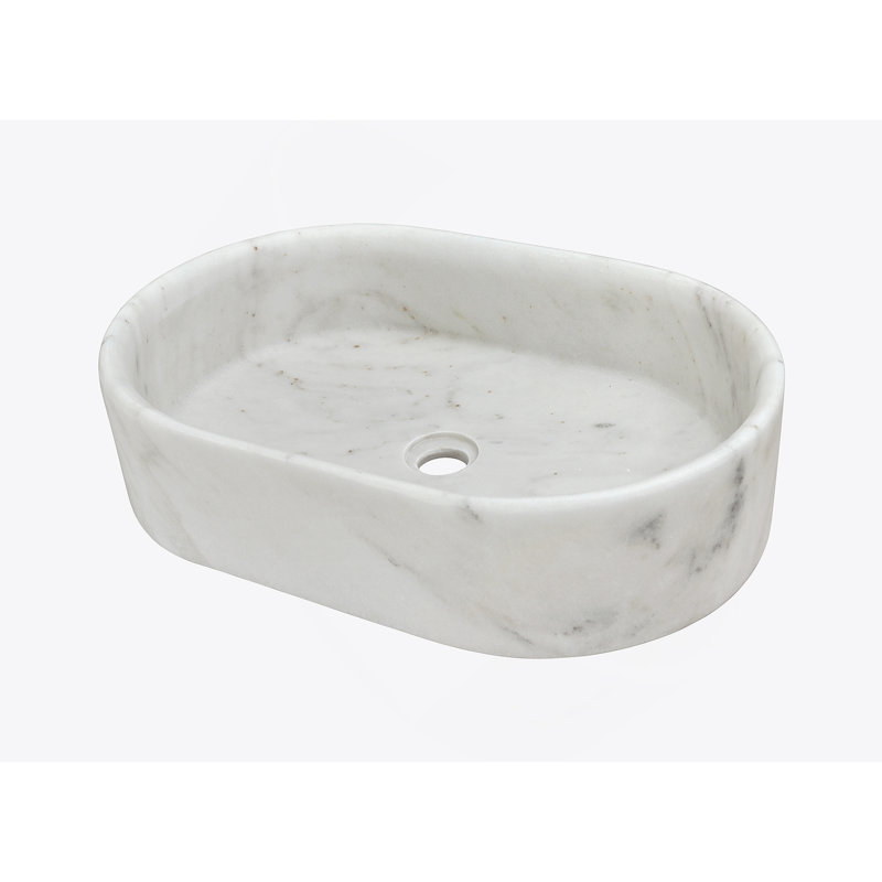 Vessel Sink, Oval-Shaped Sink For Bathroom, White