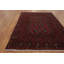 Tapis oriental rouge fait à la main 3 x 5