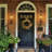 32.7'' Glass Shade Outdoor Wall Light