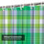 Rideau de douche Tartan Lilac-1963537180