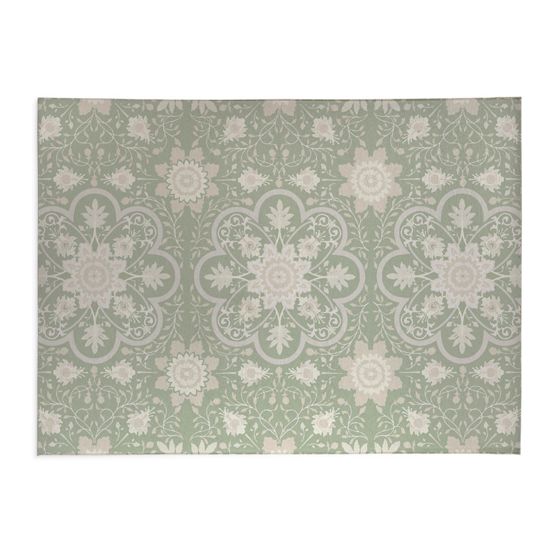 Tapis de lessive Skyler, Sauge, Rectangle 4pi x 6 pi