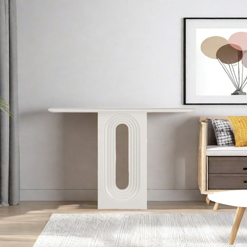 Yanell, 35.43" H x 47.24" W x 11.81" D, White