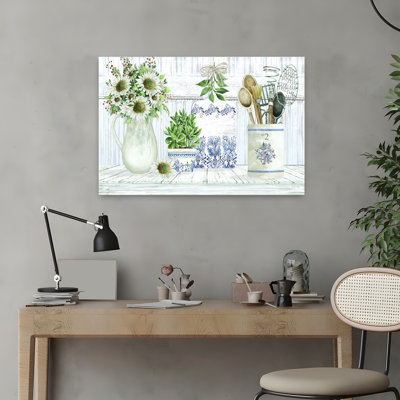 Art contemporain, art floral rétro