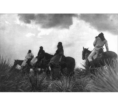 Before the storm par edward s. curtis-reproduction de photo