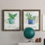 Basilic en pot - ensemble de 2 peintures sur toile encadrées-864886437-864886618