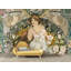 Murale verte Art Nouveau-42608683