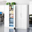 Armoire de rangement simple en acier avec serrure (H 72 po x l 32 po x P 16 po)-1210186933