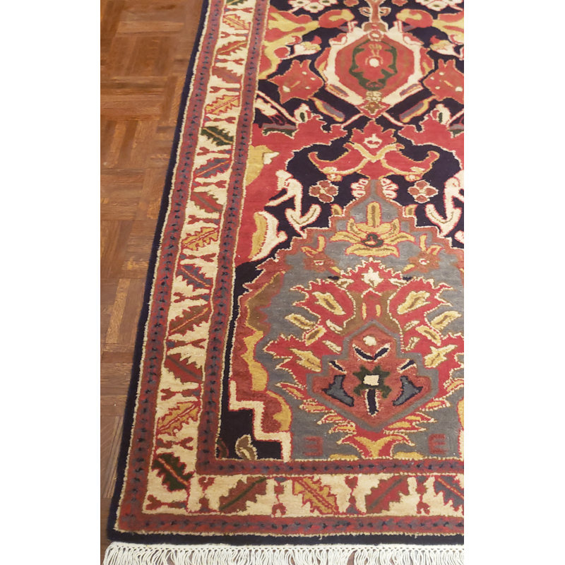 Tapis rouge / beige en laine touffeté à la main Mastropietro, Tapis de couloir beige