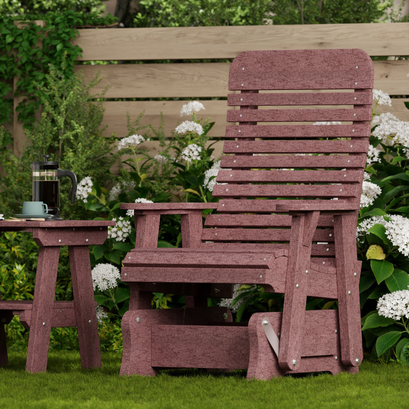 Fauteuil oscillant simple Signature, Bois de cerisier