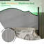 Lark Manor Upholstered Bed Frame With 51.2" Tall Headboard, Metal Four Poster/LED/Easy Assembly-818393766-817797519