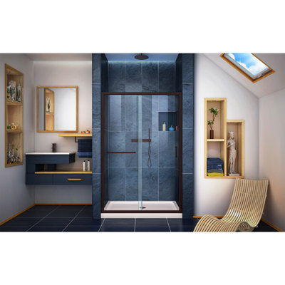 Porte de douche coulissante transparente 48 "x 74,75" Infinity-Z