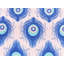 CERIANA Indoor / Outdoor Ikat Circular Throw Cushion With Filling