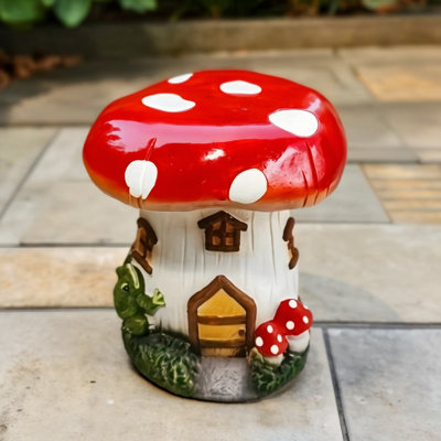 Tabouret de jardin champignon Mushroom House