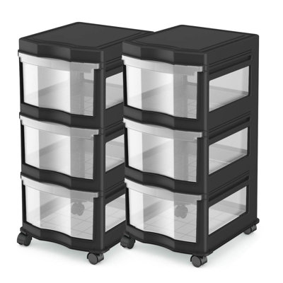 3 Drawer Storage Drawer
