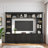 One-Piece Wall Unit Entertainment Center With Bookshelf For Tvs Up To 70"-986495932
