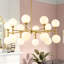 Azucena 16-Light Dimmable Sputnik Sphere Chandelier-2112902783