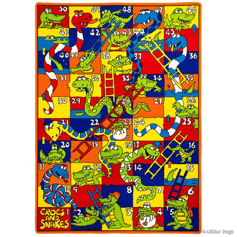 Rectangle Abstract Machine Woven / Power Loomed Polypropylene Rug, Rectangle 7'3" x 10'2"