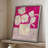 Fuchsia Arrangement I Framed Print - Solid Wood