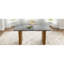 Stylish Cement-grey Dining Table With Strong Legs For A Chic Area Modern Surface Home Decor