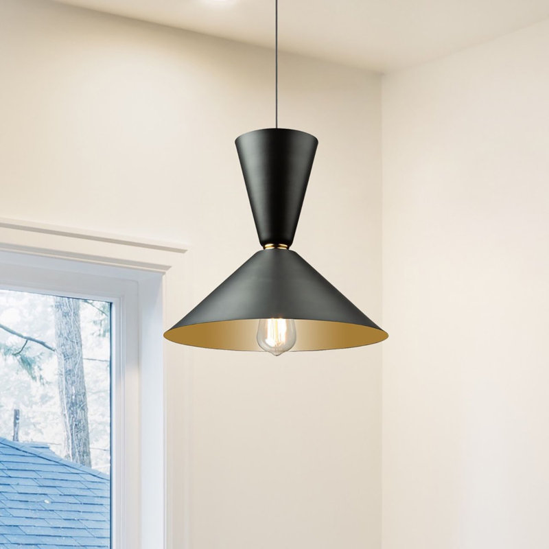 Luminaire suspendu géométrique à 1 lumière Tempo