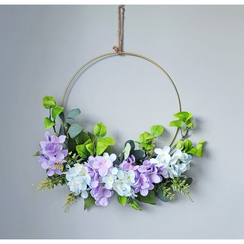 Demi-couronne d'eucalyptus 16 po