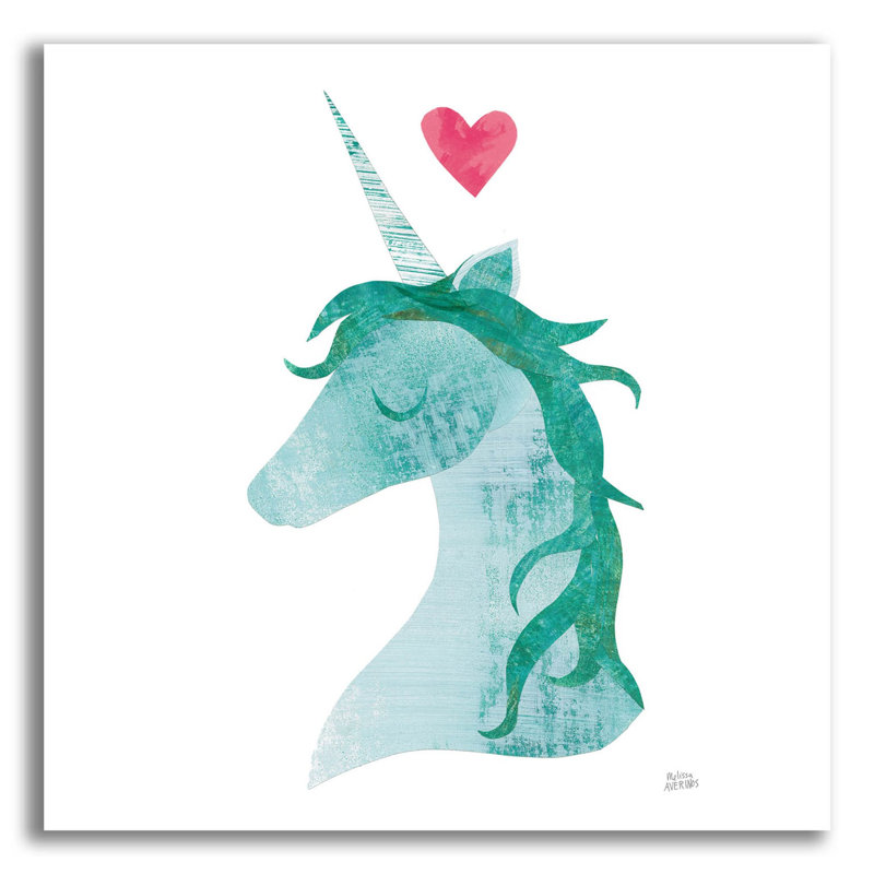 «Unicorn Magic II» par Melissa Averinos, art mural en verre acrylique