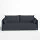 Nella 89" Upholstered Custom Sofa