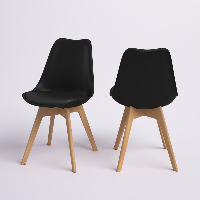 Chaise d'appoint Hermina, Noir, 2