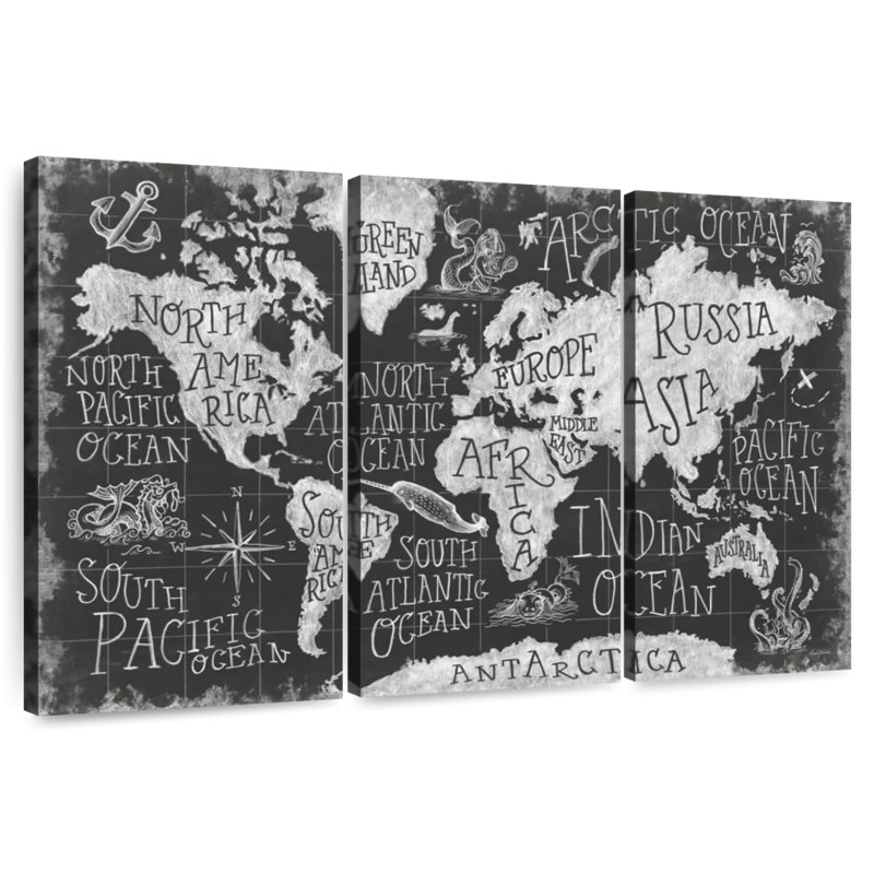 Keiri Mythical Map I, 28" H x 45" W