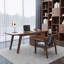 Bureau en bois de noyer massif-1182834603