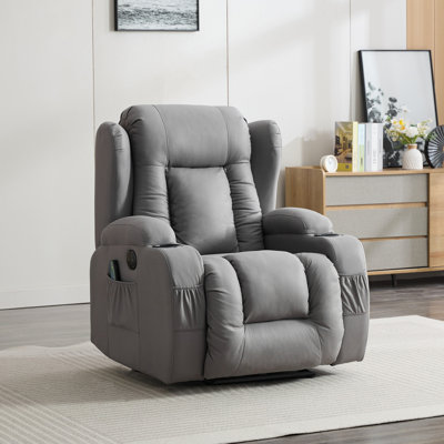 Anderer 87cm Wide Electric Home Theatre Recliner with Massager & Heat