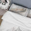 Plume blanche aquarelle - ensemble de housse de couette transitionnelle moderne - polyester en microfibre-512619752