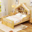 Lit de cabane en bois avec tête de lit et tablette de rangement, cadre de lit pour chambre à coucher-1861389893-1861389894