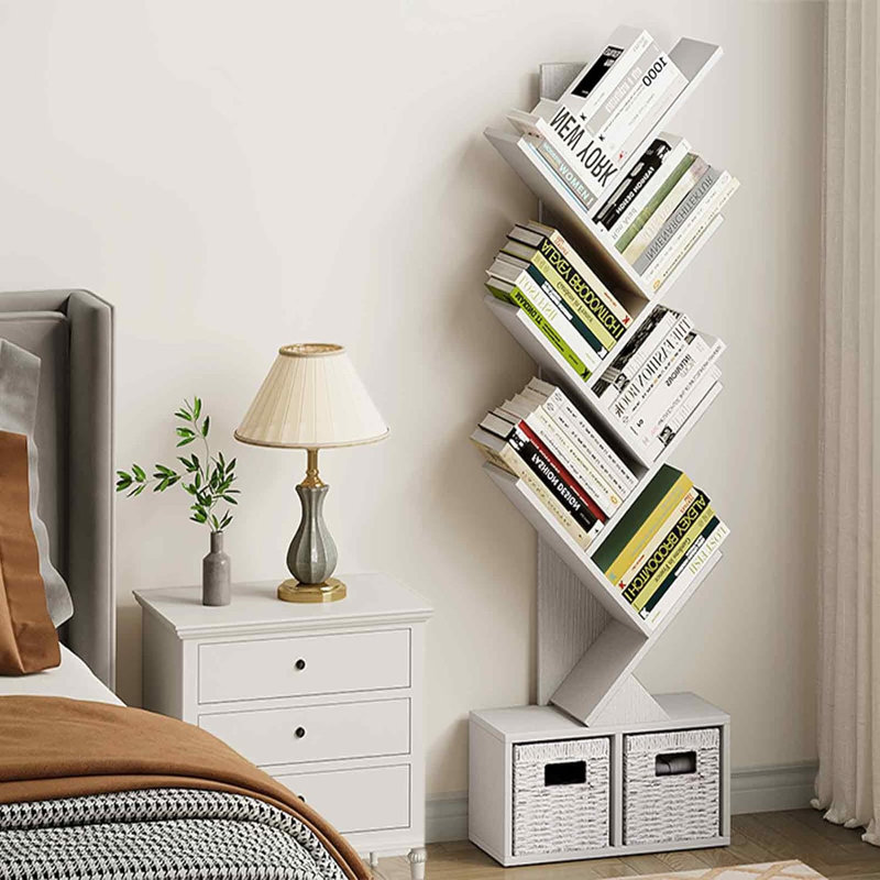 Bibliothèque de rangement Daneja, Blanc