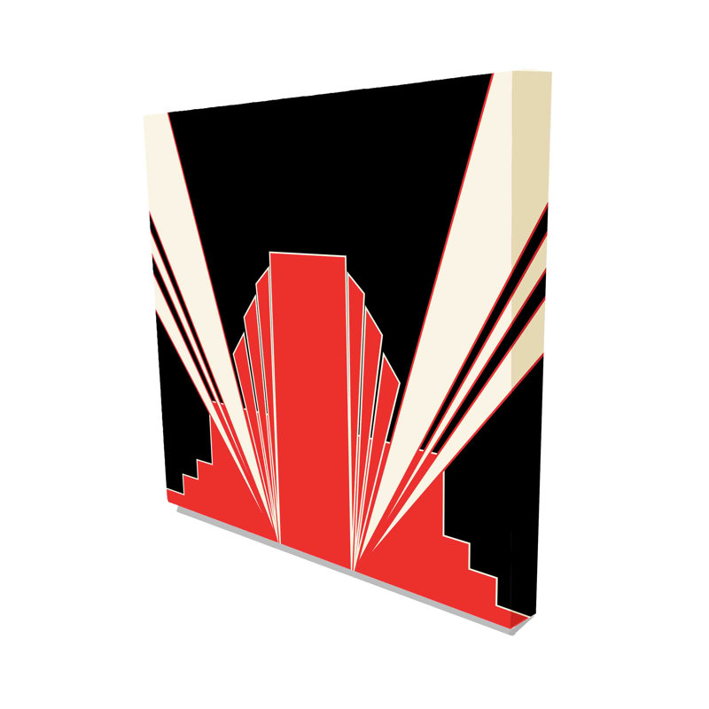 Scarlet - Wrapped Canvas Print, 127 cm H x 127 cm W x 4cm D
