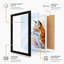 Fox in Profile Boho - Framed Print-1032899932-1032899905