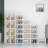 Shoe Box,12 Pcs Shoe Storage Boxes Clear Plastic Stackable, Shoe Organizer Containers With Lids