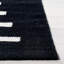 Estiben Striped Cotton Area Rug in Black/Ivory-279575814