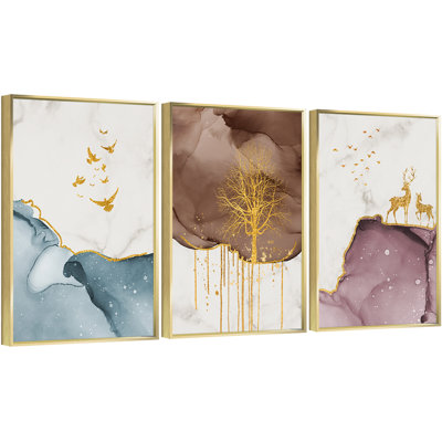 3 Piece Art Graphic Art Print