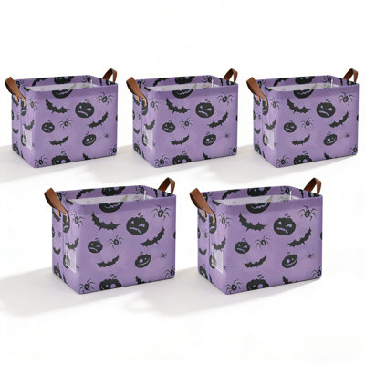 Panier de rangement 5 pièces Halloween