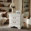 Table de chevet classique en bois 22 po x 16 po x 22,7 po - blanc-1781667886