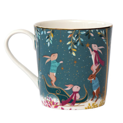Sara Miller, Woodland Tales - Rabbit Sleigh Mug