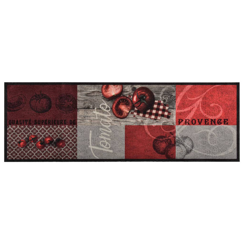 Affaan Tomato Kitchen Mat, 0.5cm H x 300cm W x 60cm L