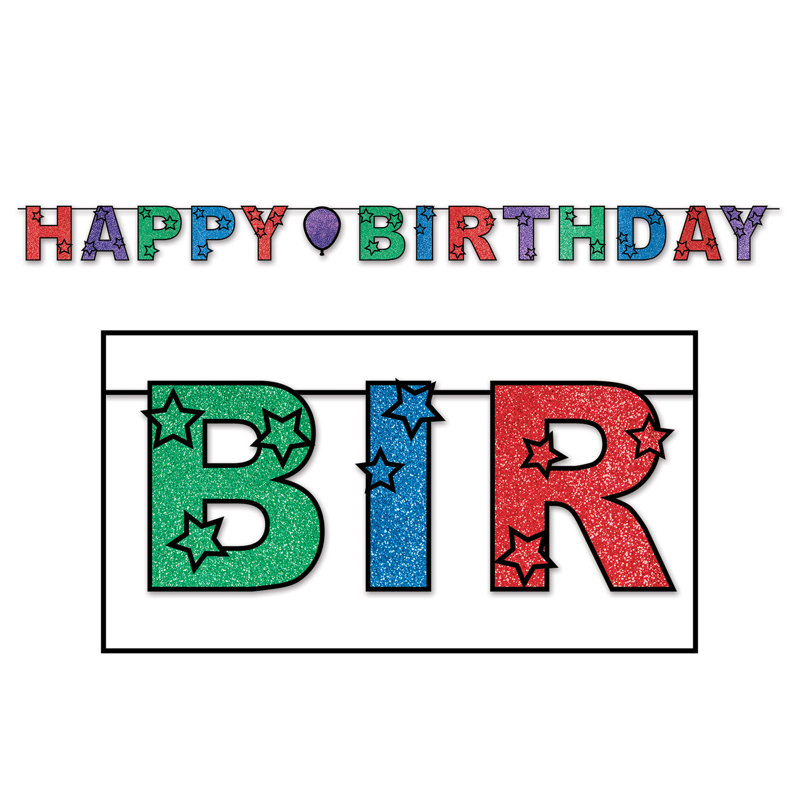 Scintillant joyeux anniversaire