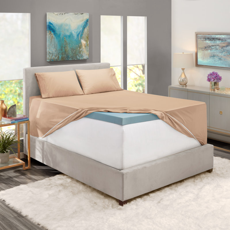 Microfiber Sheet Set, Taupe, Twin XL Fitted Sheet