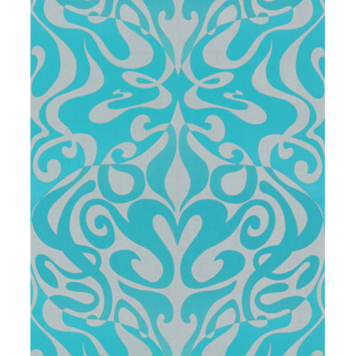 New Contemporary II Damask Wallpaper Roll