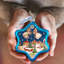 Holiday Splendor 4'' Handmade Glass Holiday Shaped Ornament